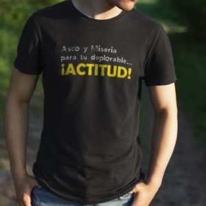 Camiseta Negra Texto