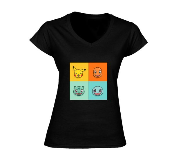 CAMISETA MUJER 'POKEMON' MANGA CORTA